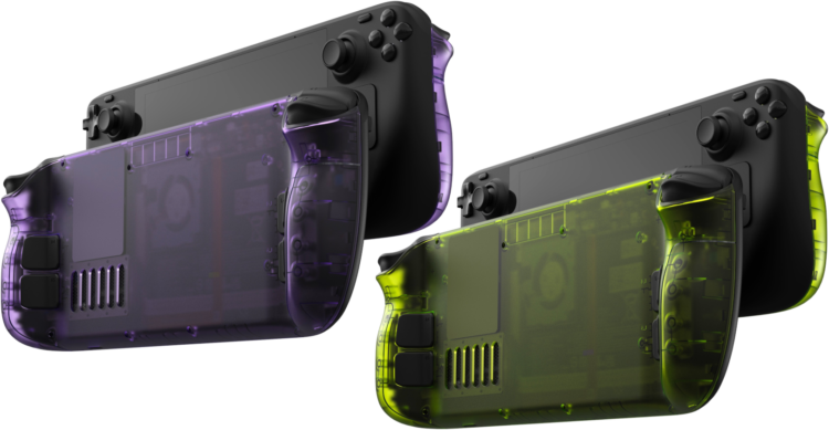 JSAUX to release transparent back plate in different colors for Steam Deck!