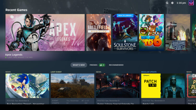 Big Picture Mode on Steam looks more and more like SteamDeck UI! Latest client BETA Update!