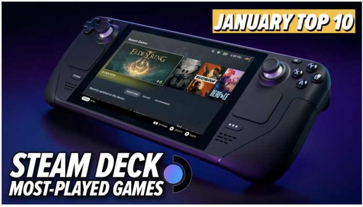 The Top 10 Most Played Games for Steam Deck in January 2023!