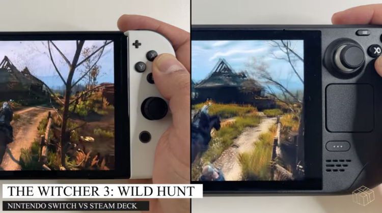 The Witcher 3 – Nintendo Switch vs Steam Deck Comparison